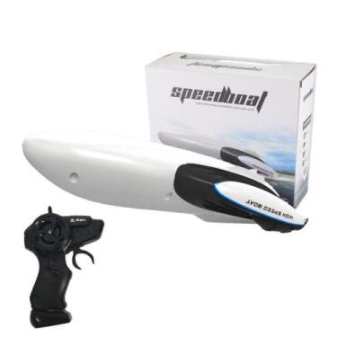 Imagem de Barco Lancha Brinquedo Dupla Face para Água 30cm - Kangur