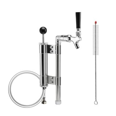 Imagem de Fabricação caseira de cerveja Party Pump Beer Picnic Pump, Heavy Duty Draft Manual Beer Pump 8 Inch Upright Convertor Kegerator Tap Dispenser G Type Coupler Acessórios para vinho(Type 1)