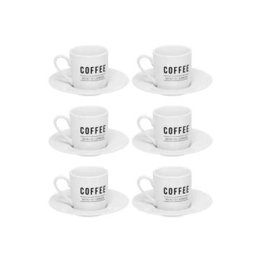 Imagem de Xicara De Cafe Manhattan Branco 80ml 6pcs