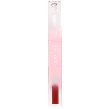 Imagem de Batom Duo Kiss Labial 5G 2 Em 1 Gloss Matte Ruby Rose HBL6203, DK07