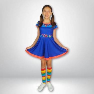 Imagem de Vestido Fantasia Infantil Chiquititas Pronta Entrega Cosplay  - Bela E