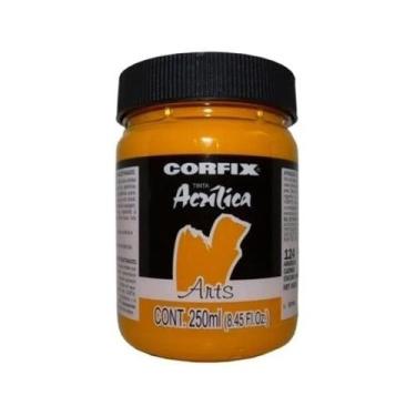 Imagem de Tinta Acrílica G1 Arts 124 Amarelo Cádmio Escuro 250ml Corfix, 124 - A