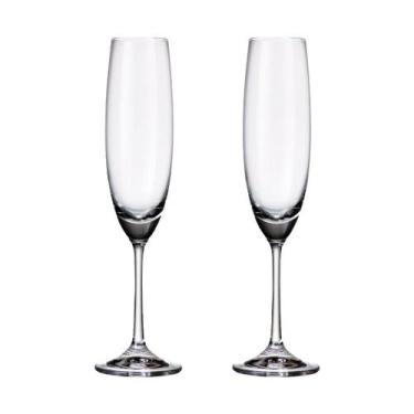 Imagem de Taça De Cristal Bohemia Para Champanhe 250 ml Milvus 2 Peças - Bohemia