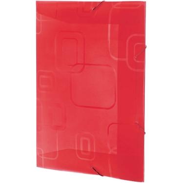 Imagem de Pasta Aba com elástico Tamanho Ofício Dellofine Vermelho