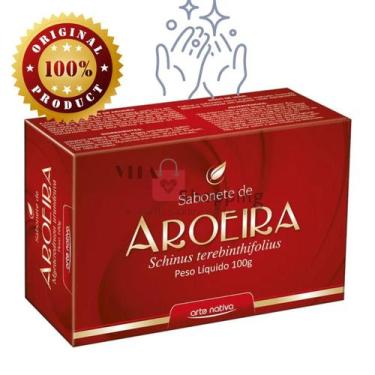 Imagem de SABONETE DE AROEIRA - Limpeza profunda do rosto e pele 100g - Arte Nat