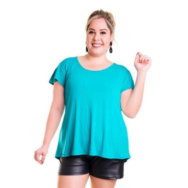 Imagem de Blusa Mullet com Costas Transpassada - Explosão Total, Água, G5