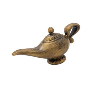 Imagem de Generic Ornamento de lâmpada genie brinquedo leve, suprimentos para festas de decoração, adereços de fotos centrais, decoração de mesa para sala de estar, Bronze