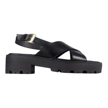 Imagem de Sandália Papete Santa Lolla Confort Tiras Cruzadas