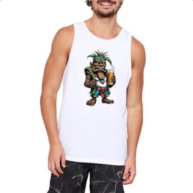 Imagem de Camiseta Regata Tiki bebendo cerveja - Alearts, M