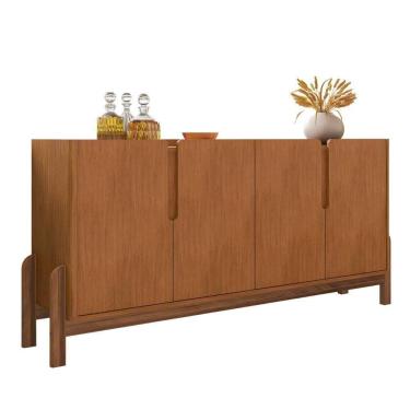 Imagem de Buffet Aparador 4 Portas Sala De Jantar Nay C14 Cedro - Mpozenato