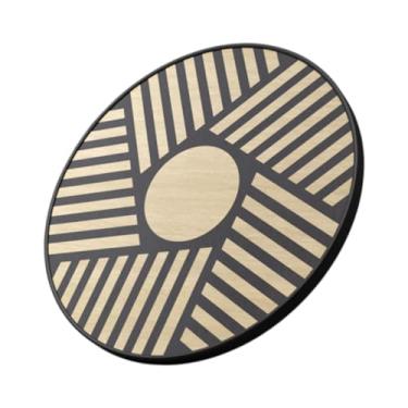 Imagem de UGPLM Placa redonda da prancha de balanço de balanço para crianças adultos, ginásio de casa física de ioga sensorial para exercício de estabilidade de mesa, Style F