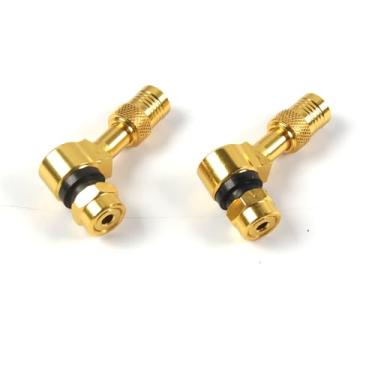 Imagem de Hastes de válvula de motocicleta CNC para a maioria das rodas de pneu 12 14 16 45.7 cm ouro CBR1000RR CBR600RR GSXR 600 750 1000 GSXR 1300 YZF R1 R6 FZ1 FZ6 Ninja 300 400 ZX6R ZX6R 10R S1 000RR MT09