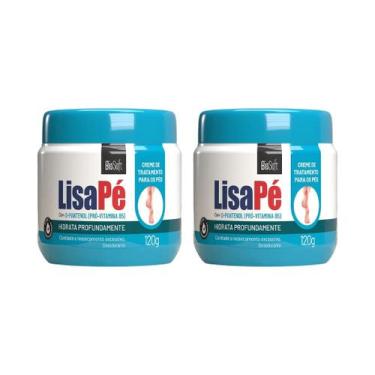Imagem de Creme Para os Pés Bio Soft 120g Hidrat D-Pantenol - Kit 2un