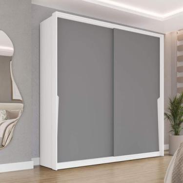 Imagem de Guarda Roupa Solteiro com 2 Portas de Correr e 2 Gavetas 240826 Linha 