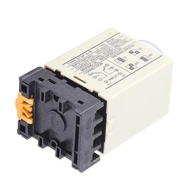 Imagem de ST3PA-B 0-10s Relé Temporizador de Atraso de Inicialização, relé de Temporização Ajustável Com Base, Baixo Consumo de Energia, Longa Vida útil, para Controle Remoto, Comunicação