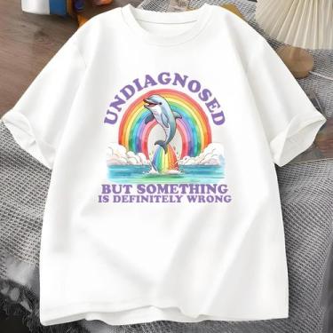 Imagem de Camiseta Feminina Vintage Manga Curta - Estilo Verão, BR-G4, Bj3442, B