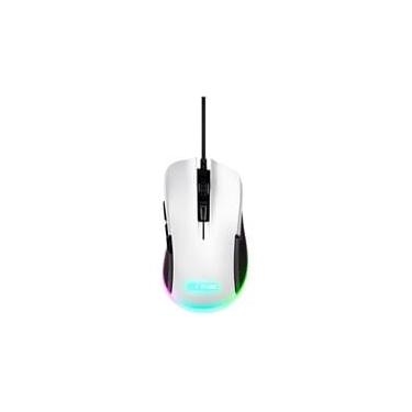 Imagem de Mouse Gamer GXTrust 922W Ybar RGB, 6 Botões, 7200 DPI, USB, Branco - 24730