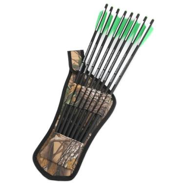 Imagem de SHARROW Archery Crossbow Arrow Quiver Tubes Strap Camo Cintura Crossbolt Bolso Suporte Cinto Acessórios De Caça Tiro Ao Ar Livre