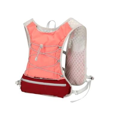 Imagem de UGPLM Colete de corrida, mochila de hidratação, bolsa esportiva para atividades ao ar livre, mochila de água para corrida, trilha, maratonista, Rosa