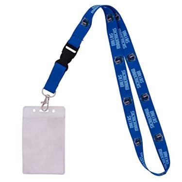 Imagem de Desert Cactus Dallas Mavericks Porta-crachá de identificação NBA Car Keys Chaveiro Snap Buckle National Basketball Association (Design 3 com bolsa)