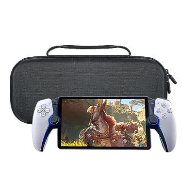 Imagem de Generic Capa Protetora Rígida De Eva Compatível Com O Controle Remoto Do Playstation Portal, À Prova Choque, Elegante E Durável (Preta)
