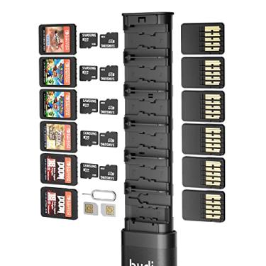 Imagem de BUDI Capa Para Switch - 12 Compartimentos Jogos E 10 Cartões De Memória, Suporte Portátil Nintendo Switch/Oled/Lite