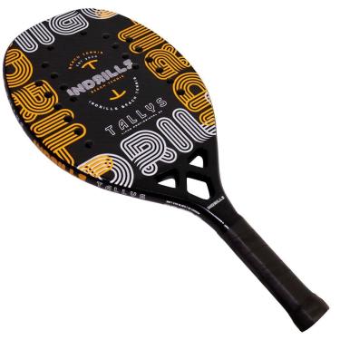 Imagem de Raquete Beach Tênis Indrills Tallys em Carbono 3k Com Eva Black 310g-Unissex