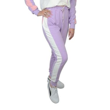 Imagem de Calça Feminina Olho Fatal Moletom Jogger Mist Lilás - 601300-Feminino