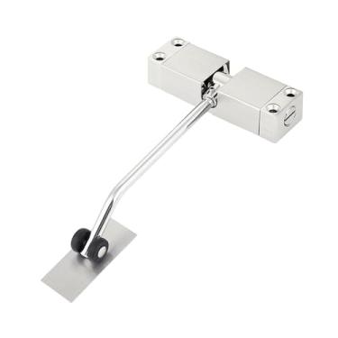 Imagem de IEUDNS Fechador de porta de mola, fecho automático de porta para converter portas articuladas em portas de fechamento automático, cozinha, casa, comercial, Argent