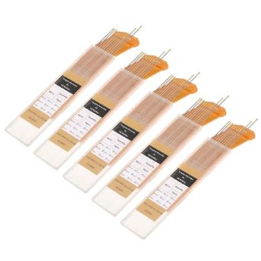 Imagem de HARFINGTON 50 peças de eletrodos de tungstênio para soldagem TIG 1/40.6 cm x 17.8 cm 1,3-1,7% tungstênio de lantânio para soldagem de aço inoxidável, soldagem de liga de magnésio de alumínio, ouro