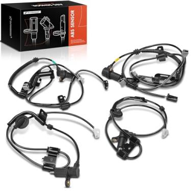 Imagem de A-Premium Sensor de velocidade da roda ABS dianteiro e traseiro 4 peças compatível com modelos Kia - Spectra5 2007 2008 2009