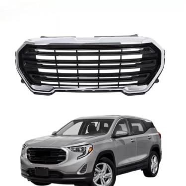 Imagem de Grade de para-choque de carro tiras decorativas kit de corpo de grade de corrida grade de para-choque dianteiro para terreno SLE SLT 2022-2023 parte externa