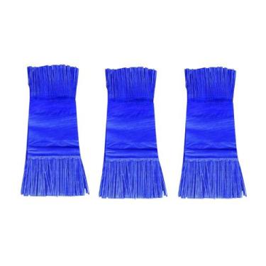 Imagem de Kit Papel Seda Azul para Embalar Bala De Coco 90 Unidades - Genérica