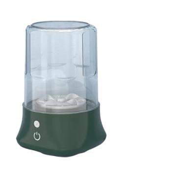 Imagem de Mini Máquina de Lavar Portátil Dobrável - Tanquinho Compacto com Centrífuga para Viagens e Ambientes Pequenos(Verde)