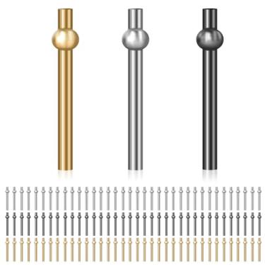 Imagem de NQEUEPN 108pcs Cribbage Pegs, Reliable Iron Cribbage Pegs Tapered Design Versatile Peg Board Game Cribbage Board Pins Fit 1/8 Hole Portable Cribbage Accessories for Family and Friends(3 Colors)