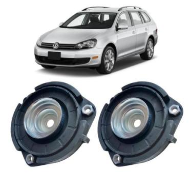 Imagem de Kit Coxim Batente Amortecedor Dianteiro Jetta Variant 12/... - Solupe 