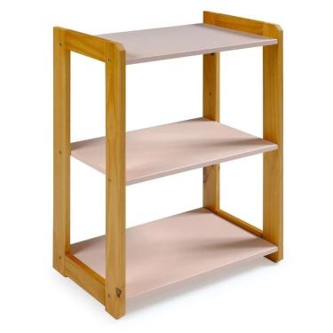 Imagem de Estante para Livros 75cm x 54cm Infantil Rosa
