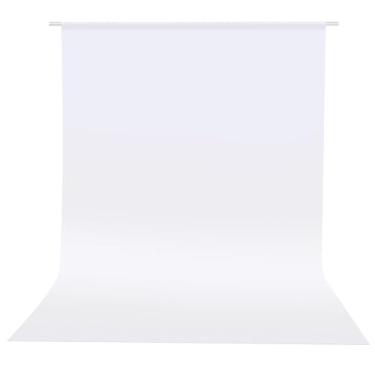 Imagem de HEMMOTOP Cortinas de fundo para fotos, pano de fundo branco de 1,5 x 2 m para sessão de fotos, fundo branco sem costura para Páscoa, festa de aniversário, Halloween, foto, tela de projetor (150 x 200