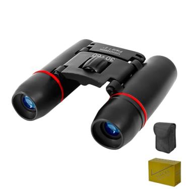Imagem de Binóculos compactos para adultos, mini binóculos dobráveis à prova d'água com zoom de alta potência, leve e portátil para observação de pássaros, cruzeiros, caminhadas e eventos esportivos