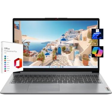 Imagem de Lenovo Ideapad 1i 39.6 cm FHD Touchscreen Laptop, com Microsoft Office 2021 vitalício gratuito, Intel Core i3-1215U, 12GB RAM, 256GB SSD, Intel UHD Graphics, Windows 11 Pro, Cloud Gray