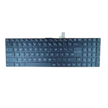 Imagem de Teclado de Retroiluminação RGB de Tecla Única para Laptop para MSI GE63 GE73 9Z.NEKBN.B0H NSK-FCBBN FCABN Portugal PO Preto Sem Moldura Novo