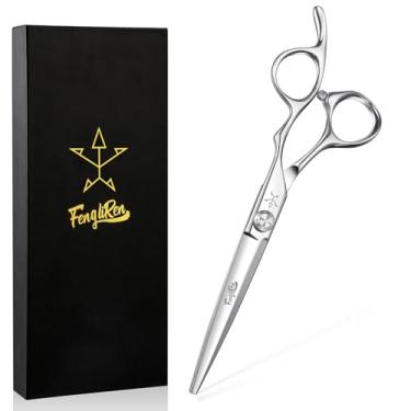 Imagem de Tesoura profissional de alta qualidade, extremamente afiada, para corte de cabelo, tesoura de cabeleireiro de 15 cm, feita de liga de aço inoxidável para salão de cabeleireiro e uso doméstico