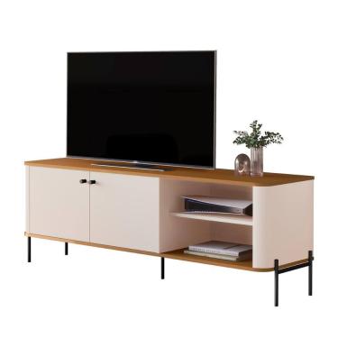 Imagem de Rack Bancada Tucupí 140cm para TV até 60" com Pés de Metal