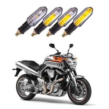 Imagem de Kit 4 Setas Sequenciais Pisca Led Universal Modelo P50S Moto MT01 2013