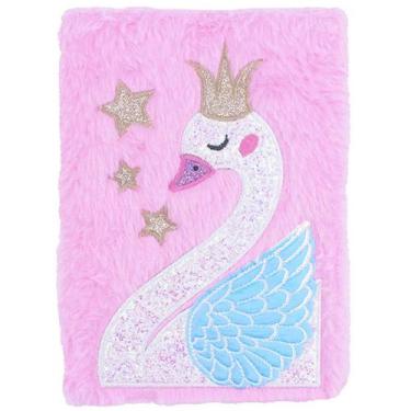 Imagem de Caderno de pelúcia Cisne 21x15 - ONYX