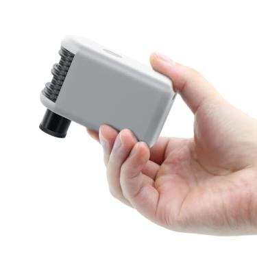 Imagem de XJ-HOME Mini bomba de bicicleta de bolso, bomba portátil para bicicleta de cubo minúsculo, bomba elétrica de bicicleta de 100psi, bateria recarregável de 350 mAh tipo C com válvula Presta Schrader e