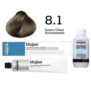 Imagem de Coloração Majirel 8.1 Louro Claro Acinzentado + Emulsão Oxi 20 Vol. 75