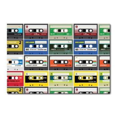 Imagem de Placa Decorativa - Fita Cassete - 1043plmk - Allodi