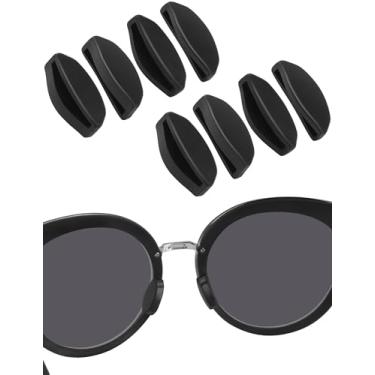 Imagem de BLAZERBUCK Almofadas de nariz de substituição para óculos de sol Oakley HSTN OO9242 - Preto + Preto