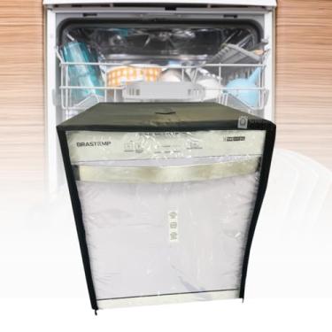 Imagem de CAPA PARA LAVA LOUÇAS BRASTEMP 8 SERV. BFL08BB TRANSPARENTE (PRETO)
